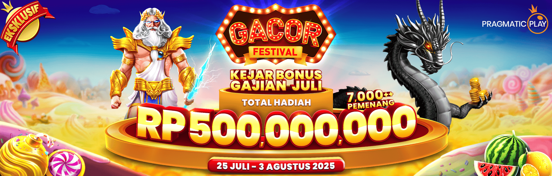 PP - GACOR FESTIVAL: KEJAR BONUS GAJIAN JULI 